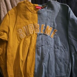 Supreme Arc Logo Split Crewneck